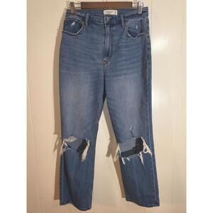 Abercrombie & Fitch The Ankle Straight Ultra High-Rise Size 8 Jeans (29)